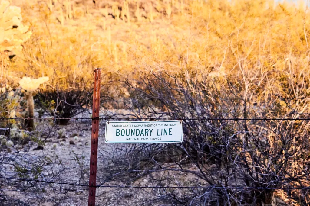 Setting Healthy Boundaries in Relationships Boundary line sign in an open field, setting healthy boundaries